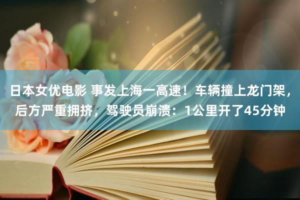 日本女优电影 事发上海一高速！车辆撞上龙门架，后方严重拥挤，驾驶员崩溃：1公里开了45分钟