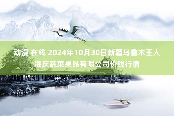 动漫 在线 2024年10月30日新疆乌鲁木王人凌庆蔬菜果品有限公司价钱行情