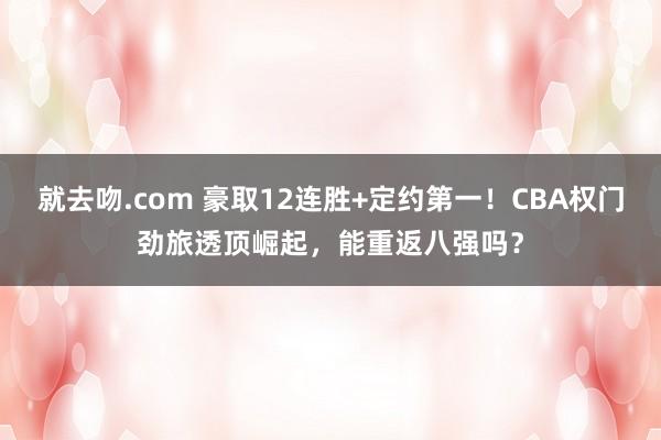 就去吻.com 豪取12连胜+定约第一！CBA权门劲旅透顶崛起，能重返八强吗？