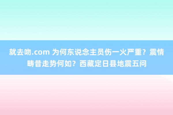 就去吻.com 为何东说念主员伤一火严重？震情畴昔走势何如？西藏定日县地震五问