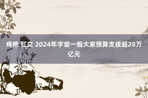 痔疮 肛交 2024年宇宙一般大家预算支拨超28万亿元